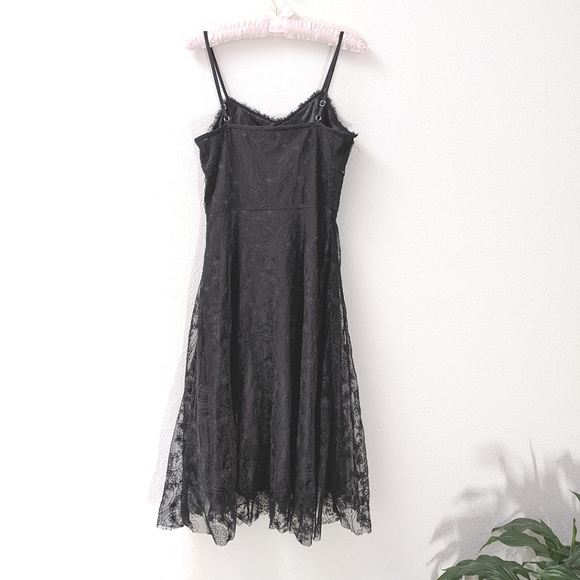 SOLD🔴 Y2k/2000s lace overlay dress - Picture 3 of 11